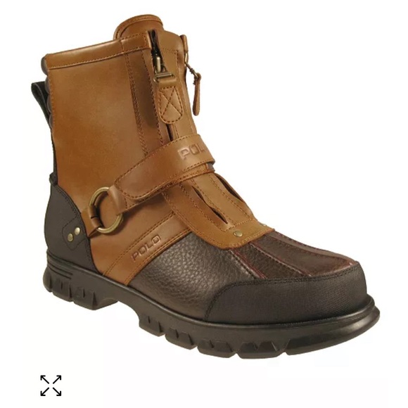 Polo Ralph Lauren Other - Men’s Polo Ralph Lauren Conquest Hi Top Boot Sz 10.5